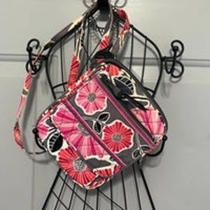 Vera Bradley Mini Crossbody Hipster in Cherry Blossoms Print
